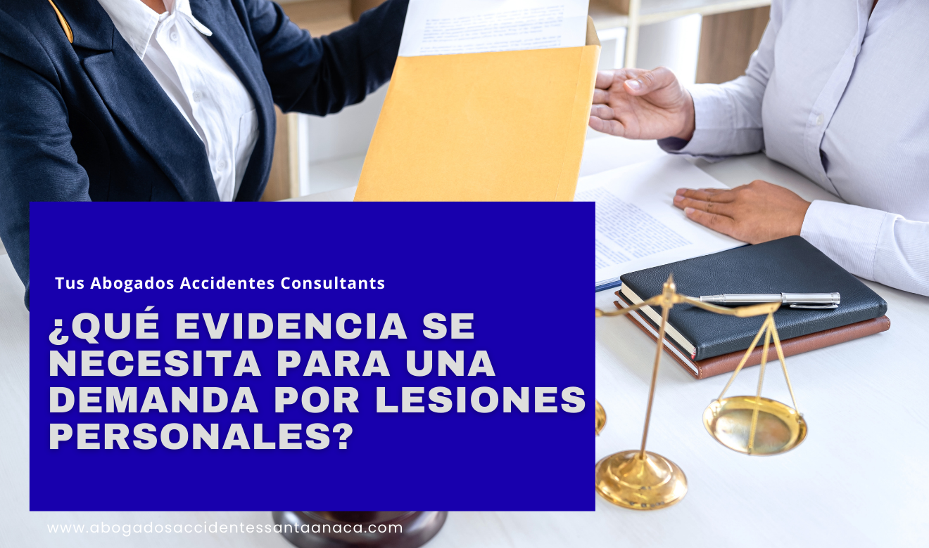 cómo presentar una demanda por lesiones personales
