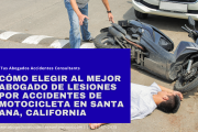 abogado lesiones accidente motocicleta Santa Ana